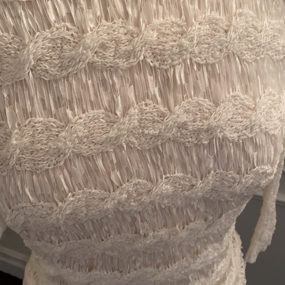 Anthropologie MOTH Ribbon Weave Sweater - Picture 2 of 8